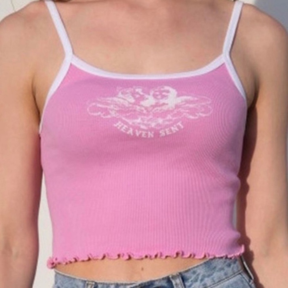 BRANDY MELVILLE “Heaven Sent” Crop Top